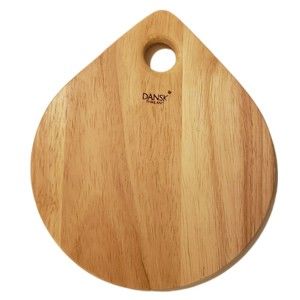 Dansk Small Wooden Cutting Board In A Tear Shape 7×9×1 Inches